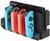 KONIX - MYTHICS Nintendo Switch Konzol hűtő + Töltő állomás + Játék tartó, Fekete