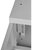 Stalflex RC19-4U-450GG 19" 4U 450 mm mély lapraszerelt szürke üveg ajtós fali rack szekrény