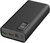 PLATINET Power Bank hordozható töltő 20000mAh, 2 USB, QC 3.0, LED kijelző, fekete
