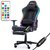 ByteZone COBRA masszázs-bluetooth hangszóró-RGB gaming szék - fekete - BZ5943B
