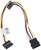 Akasa AK-CBPW01-30 4pin Molex - Dual SATA adapter kábel 30cm
