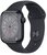 Apple Watch S8 GPS-es (41mm) fekete alumínium tok, fekete sportszíjas okosóra