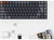 Keychron K3 Ultra-slim RGB Bluetooth / USB magyar Hot-swap Gateron Optical Brown billentyűzet fekete