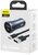 Baseus Gold. Cont. Pro autós gyorstöltő TZCCJD-0G, USB-A, USB-C, 40W, sötétszürke ( 5A, 1m kábellel)