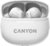 CANYON CNS-TWS8W TWS-8, Bluetooth headset, with microphone, with ENC, BT V5.3 BT V5.3 JL 6976D4, Frequence Response:20Hz-20kHz, battery EarBud 40mAh*2+Charging Case 470mAh, type-C cable length 0.24m, Size: 59*48.8*25.5mm, 0.041kg, white
