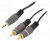 Kab 3.5mm Jack - 2x RCA cable 10m Gembird premium CCA-352-10M