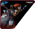 KONIX - MAGIC THE GATHERING "Hero" Gaming Egérpad 49x49x270mm, Mintás
