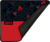 KONIX - DUNGEONS & DRAGONS Gaming Egérpad 49x49x270mm, Fekete-Piros