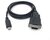 Equip Kábel - 133392 (USB-C to Serial (DB9), fekete, 1,5m)