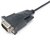 Equip Kábel - 133392 (USB-C to Serial (DB9), fekete, 1,5m)