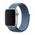 DEVIA DELUXE SPORT3 pótszíj (egyedi méret, állítható, textil) VILÁGOSKÉK Apple Watch Series 1-6