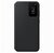 SAMSUNG tok álló (aktív FLIP, oldalra nyíló, Clear View Cover) FEKETE Samsung Galaxy S23 (SM-S911)