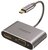 Promate Átalakító - MEDIALINK C2 (USB-C adapter, 1x4K HDMI, 1xVGA, szürke)