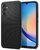SPIGEN LIQUID AIR szilikon telefonvédő (közepesen ütésálló, légpárnás sarok, rombusz minta) FEKETE - Samsung Galaxy A34 5G (SM-A346)