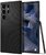SPIGEN LIQUID AIR szilikon telefonvédő (közepesen ütésálló, légpárnás sarok, rombusz minta) FEKETE - Samsung Galaxy S23 Ultra (SM-S918)