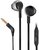 JBL T205 fülhallgató SZTEREO (3.5mm jack, felvevő gomb, lapos kábel) FEKETE