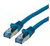 ROLINE Kábel S/FTP PATCH CAT6a LSOH, 10m, kék