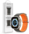 DEVIA APPLE WATCH SZILIKON SPORT SZÍJ - DELUXE SERIES SPORT6 SILICONE TWO-TONE WATCH BAND - 38/40/41 MM - GRAY/ORANGE