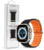 DEVIA APPLE WATCH SZILIKON SPORT SZÍJ - DELUXE SERIES SPORT6 SILICONE TWO-TONE WATCH BAND - 38/40/41 MM - BLACK/ORANGE