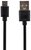 Adatkábel és töltő (USB - microUSB, 100cm) FEKETE