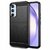 Szilikon telefonvédő (közepesen ütésálló, légpárnás sarok, szálcsiszolt, karbon minta) FEKETE - Samsung Galaxy A54 5G (SM-A546)