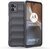 Szilikon telefonvédő (közepesen ütésálló, kamera védelem, 3D minta) SÖTÉTSZÜRKE Motorola Moto G32 (XT2235)