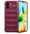 Szilikon telefonvédő (közepesen ütésálló, kamera védelem, 3D minta) BORDÓ - Xiaomi Redmi A1/Xiaomi Redmi A2
