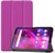 Tok álló, bőr hatású (FLIP, oldalra nyíló, TRIFOLD asztali tartó funkció) LILA - Lenovo Tab M7 (TB-7305F) Gen2 / Lenovo Tab M7 (TB-7306F) Gen3
