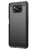 Szilikon telefonvédő (közepesen ütésálló, légpárnás sarok, szálcsiszolt, karbon minta) FEKETE - Xiaomi Poco X3 NFC / Xiaomi Poco X3 Pro