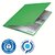 Leitz Recycle A4 karton zöld gumis mappa