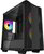 DeepCool Számítógépház - CC360 ARGB (fekete, ablakos, 3x12cm ventilátor, Mini-ITX / Mico-ATX, 1xUSB3.0, 1xUSB2.0)