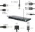 GEMBIRD A-CM-COMBO9-02 USB Type C 9in1 multi port adapter USB Hub3.0 + HDMI + DisplayPort + VGA + PD + LAN + stereo audi