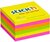 Stick'N 76x76mm 100 lap/tömb (6 tömb/csomag) neon mix öntapadó jegyzettömb