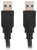 Lanberg USB-A 3.0 kábel M/M 1,8M fekete