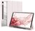 DUX DUCIS TOBY tok álló, bőr hatású (aktív FLIP, oldalra nyíló, TRIFOLD, S Pen tartó) RÓZSASZÍN - Samsung Galaxy Tab S9 LTE (SM-X716),Samsung Galaxy Tab S9 WIFI (SM-X710)