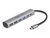 Delock 6 portos USB hub 4 x A-típusú USB anyával és 2 x USB Type-C anya csatlakozóval
