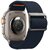 SPIGEN FIT LITE ULTRA pótszíj (egyedi méret, textil, állítható) SÖTÉTKÉK - Apple Watch Series 1 42mm,Apple Watch Series 2 42mm,Apple Watch Series 3 42mm,Apple Watch Series 4 44mm,Apple Watch Series 5 44mm,Apple Watch Series 6 44mm,Apple Watch Series 7 45m