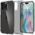 SPIGEN ULTRA HYBRID műanyag telefonvédő (közepesen ütésálló, szilikon légpárnás keret, matt) ÁTLÁTSZÓ - Apple iPhone 15 Pro