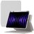 BASEUS MINIMALIST tok álló, bőr hatású (aktív FLIP, mágneses rögzítés, TRIFOLD, Apple Pencil tartó) VILÁGOSSZÜRKE - Apple IPAD Air 2020 (Air 4),Apple IPAD Air 2022,Apple IPAD Pro 11 (2018),Apple IPAD Pro 11 (2020),Apple IPAD Pro 11 (2021)