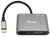 Equip Notebook Dokkoló - 133483 (Bemenet: USB-C, Kimenet: USB-C PD:100W/HDMI/VGA/USB3.0/AUX)