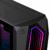 Spirit of Gamer Számítógépház - INFINITY Black (fekete, ablakos, 8x12cm ventilátor, alsó táp, ATX, 1xUSB3.0, 2xUSB2.0)