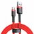 Baseus CATKLF-C09 Cafule 2m 2A USB A/USB C piros adat- és töltőkábel