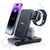 JOYROOM asztali töltőállvány 4in1 (20W, wireless, Airpods, Apple Watch töltő, összehajtható) FEKETE