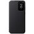 SAMSUNG tok álló (aktív FLIP, oldalra nyíló, átlátszó előlap) FEKETE Samsung Galaxy A55 5G (SM-A556)