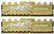 Apacer Memória Desktop - 16GB KIT DDR4 Panther Golden (2x8GB, 3200MHz, CL16, 1.35V, hűtőbordás)