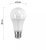 Emos ZQ5162 classic led izzó a60 e27 13,2w 1521lm hideg fehér