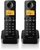 Philips D2602B/53 DECT TELEFON fekete 550mAh 2 kézibeszélő