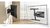 Nedis TVWM5560BK nedis tvwm5560bk 43"- 90" lcd tv / monitor fali tartókonzol, maximum 50 kg, forgatható / dönthető, 2 forgáspont