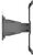 Nedis TVWM5560BK nedis tvwm5560bk 43"- 90" lcd tv / monitor fali tartókonzol, maximum 50 kg, forgatható / dönthető, 2 forgáspont