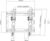 SBOX SBOX PLB-3422T-2 sbox plb-3422t-2 fali konzol,23-43 dönthető, 200x200mm, 45kg max.